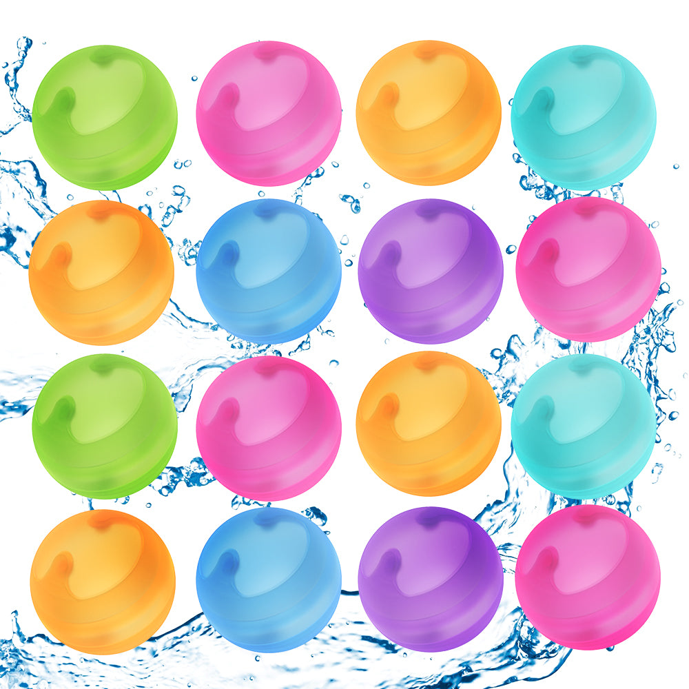 Round Non-Magnetic Reusable Quick Fill Waterballoons