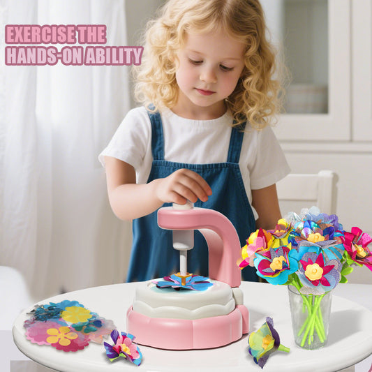 DIY Bouquets Making Kit Fabric Flowers Toy for Kid