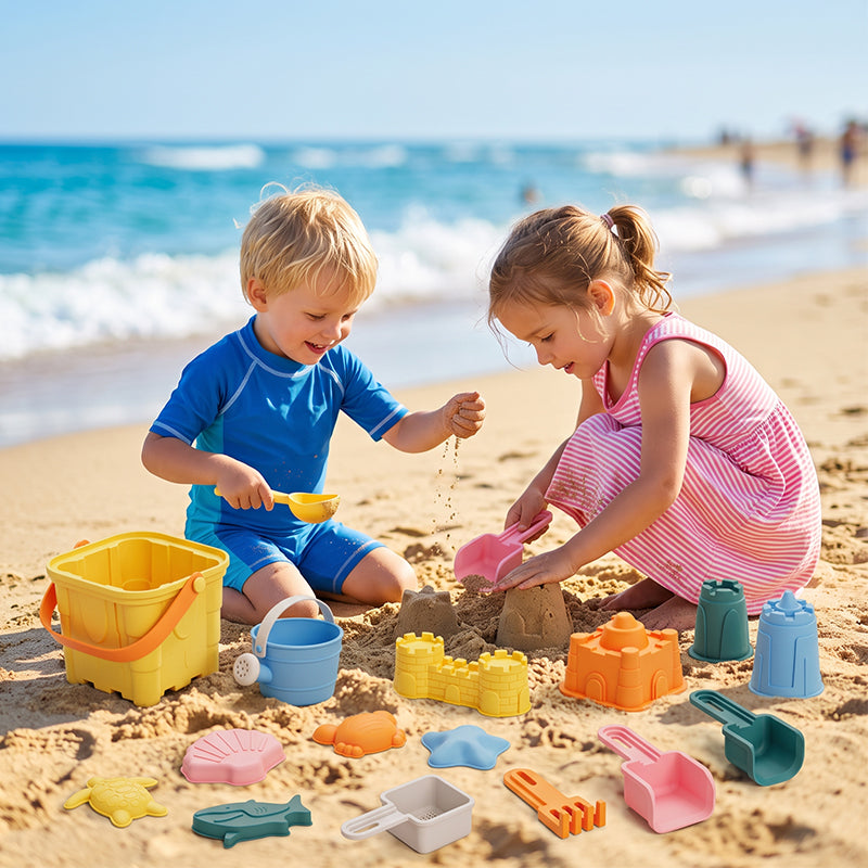 Silicone Beach Toys Set 7/12/13/16pcak