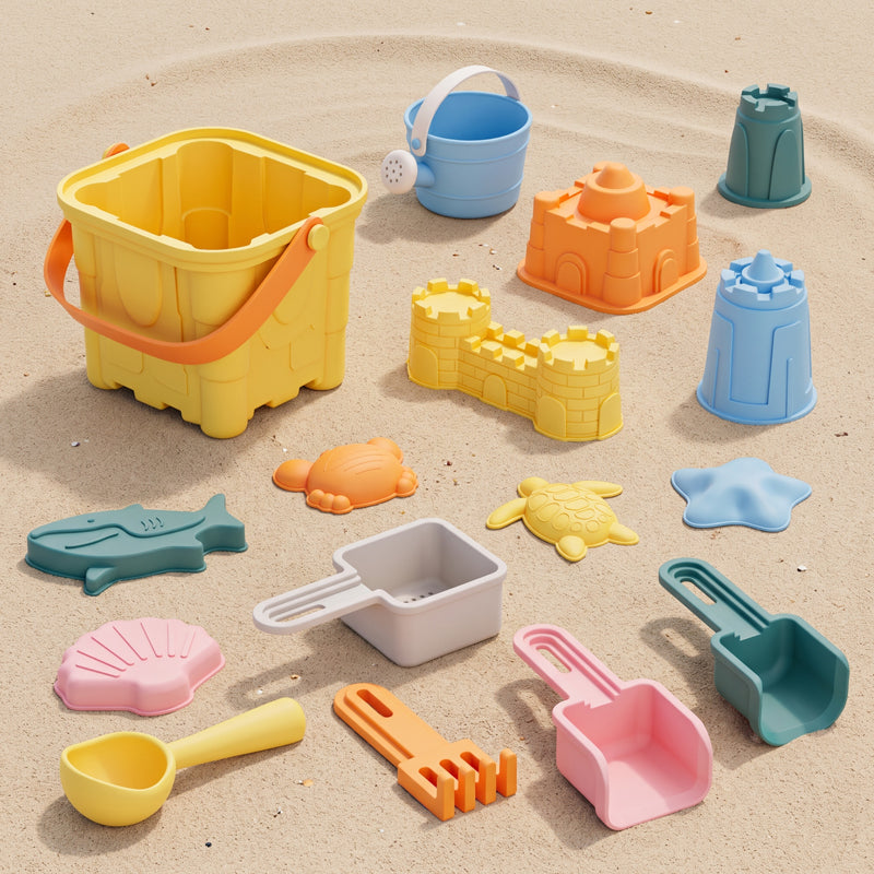 Silicone Beach Toys Set 7/12/13/16pcak
