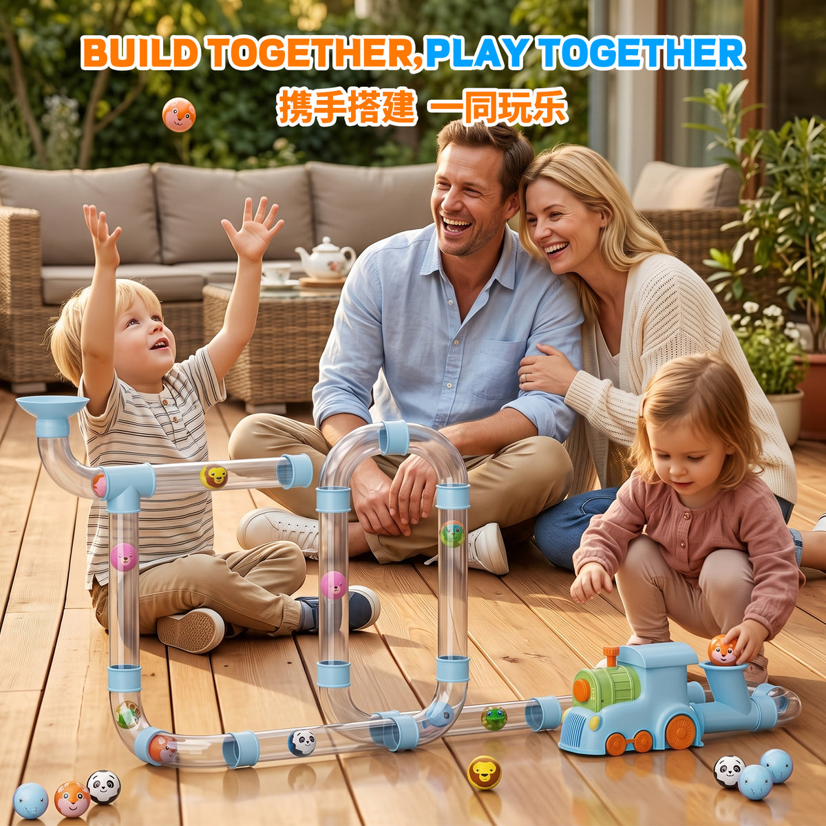 Air-tube Building Block