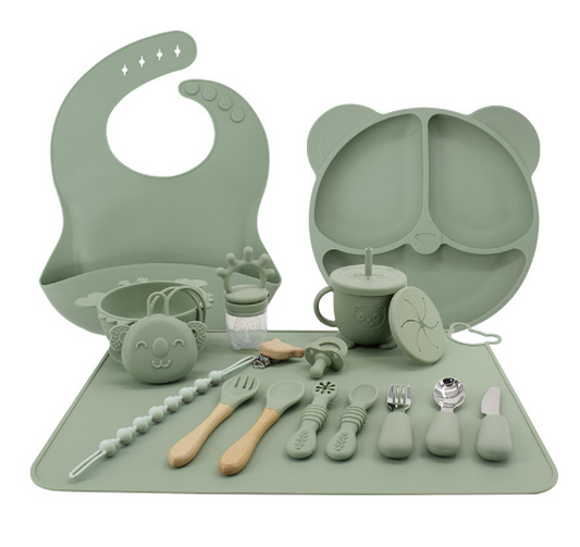 15pcs Silicone Feeding Set