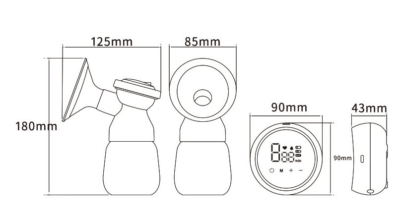 Smart Wearable Electric Breast Pump