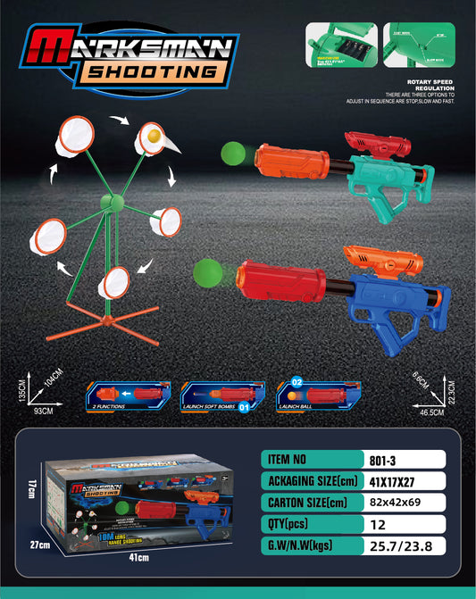 2 In 1 Electric Rotating Shooting Target