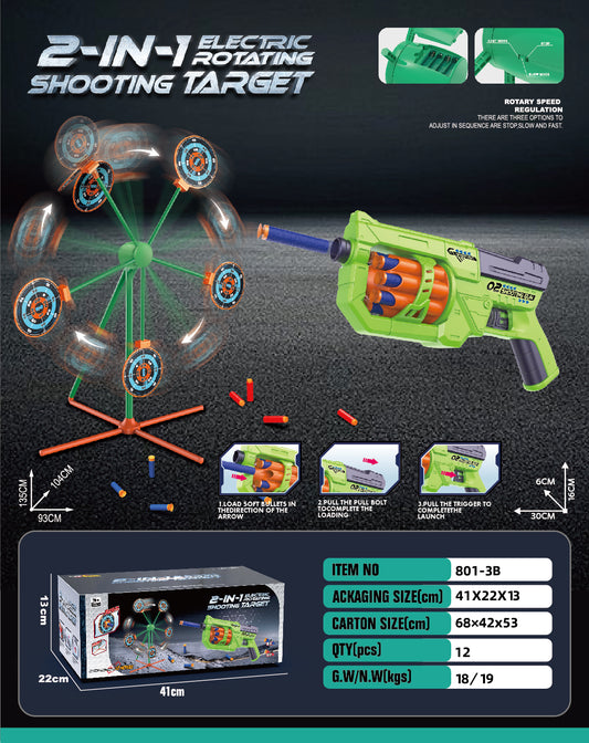 2 In 1 Electric Rotating Shooting Target