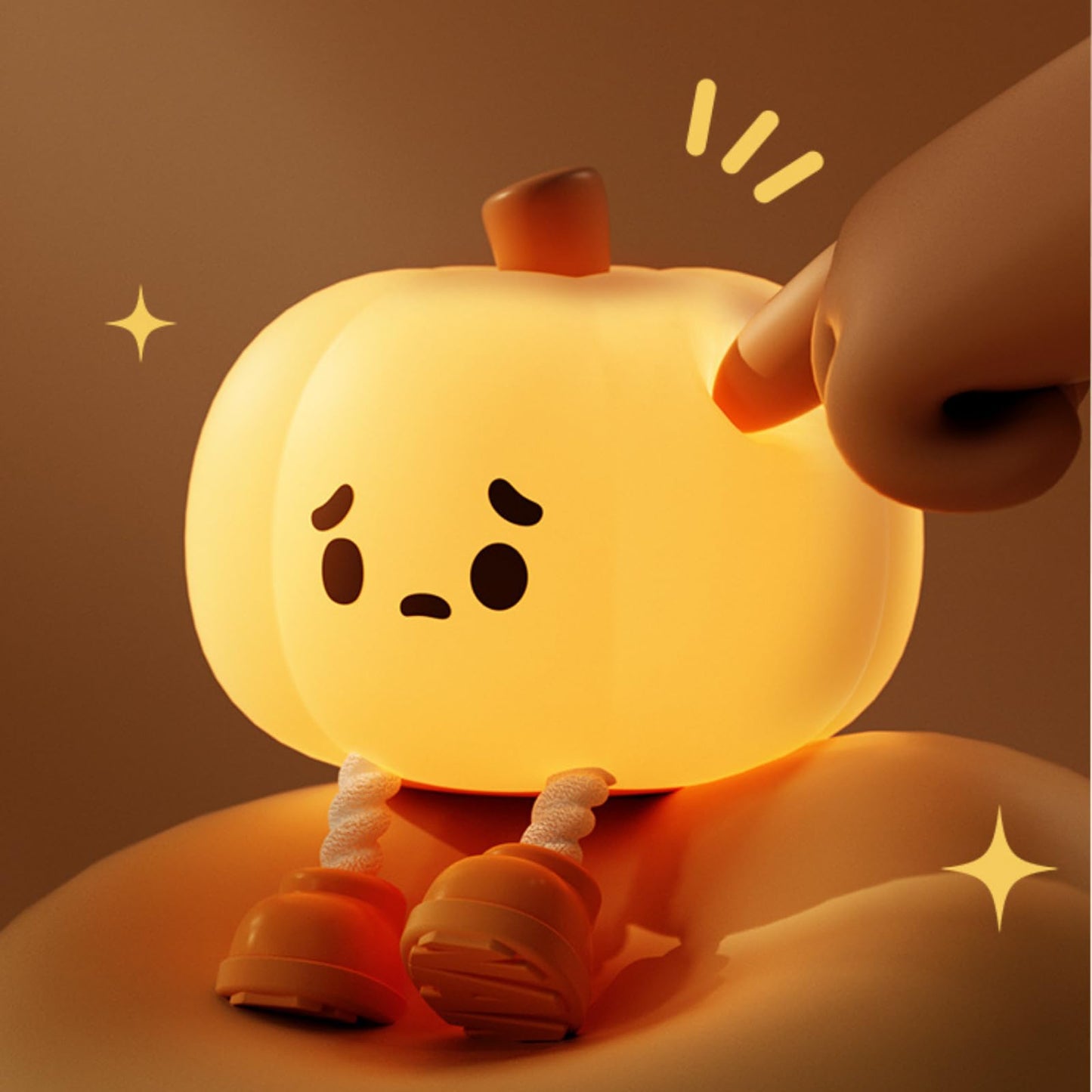 Ghost Silicone Night Light Halloween Decor Cute Magician Lamp for Kids