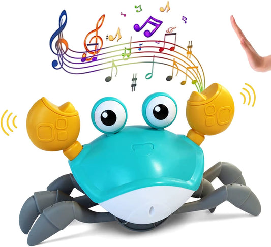 Musical Crab Toddler Squeaky Walking Electric Moving Crab for Baby