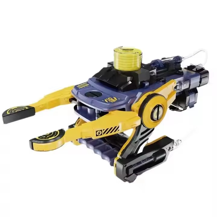Ambidextrous Hydraulic Robot Arm Claw Toy Manipulator Flying Disc Toys for Kids