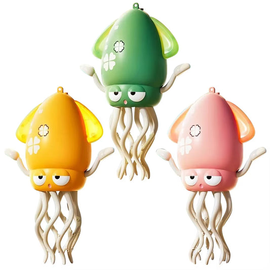 Electric Walking Squid with Light and Music Sensing Function Toys