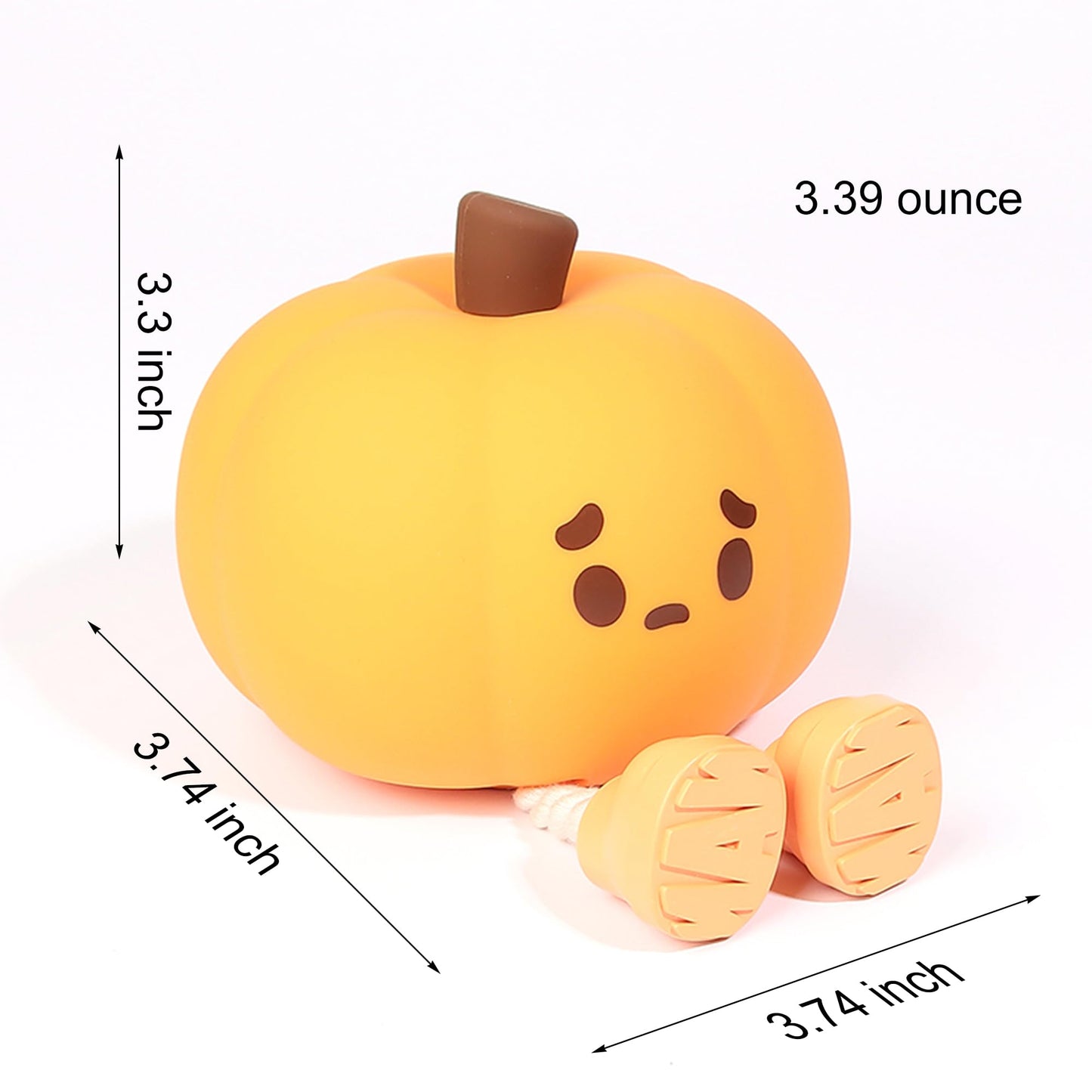 Ghost Silicone Night Light Halloween Decor Cute Magician Lamp for Kids