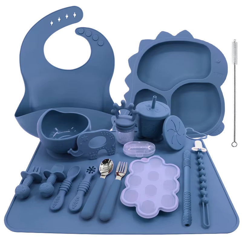 21pcs Silicone Feeding set for Baby