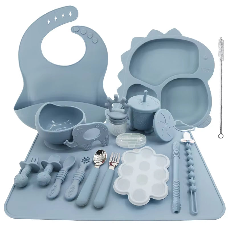 21pcs Silicone Feeding set for Baby