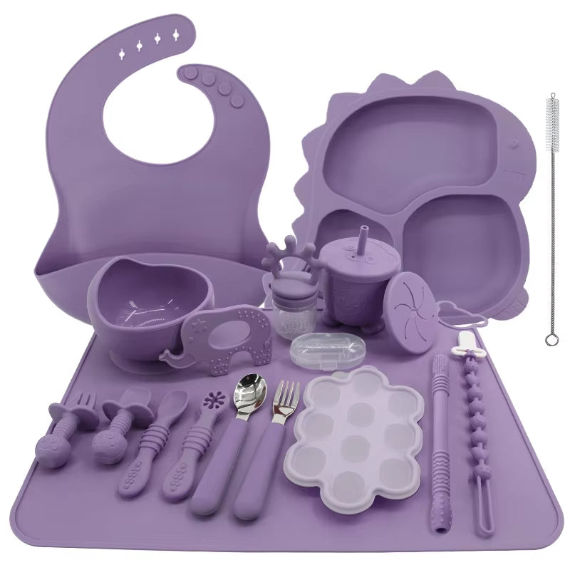 21pcs Silicone Feeding set for Baby