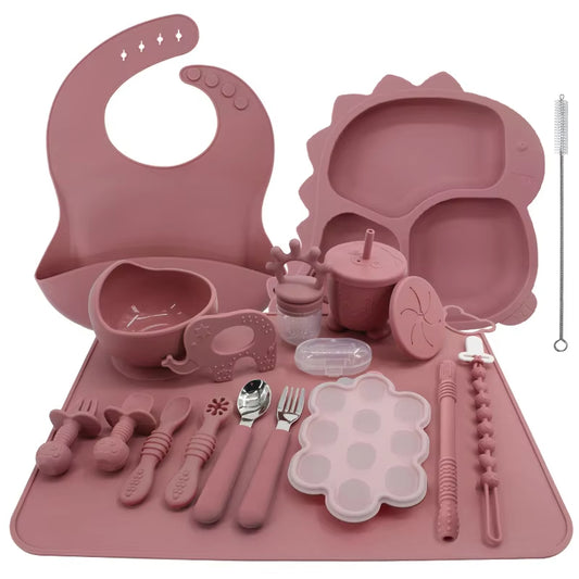 21pcs Silicone Feeding set for Baby
