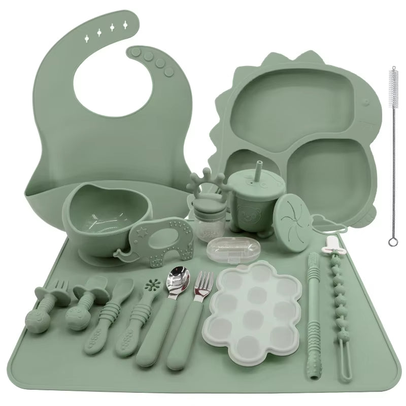 21pcs Silicone Feeding set for Baby