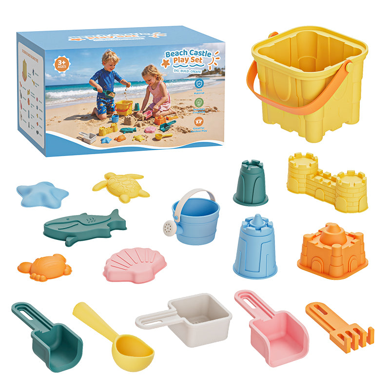 Silicone Beach Toys Set 7/12/13/16pcak