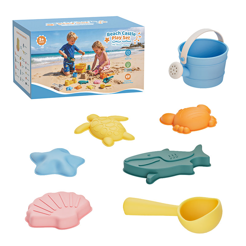 Silicone Beach Toys Set 7/12/13/16pcak